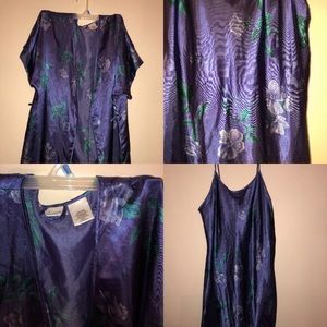 🛍3 for $15 3PC Beautiful Purple Nightgown Set